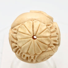 Load image into Gallery viewer, Cracked Chinese Zodiac Year of the Ram Bone Bead| 30mm| Cream| Round| 1 Bead | - PremiumBead Alternate Image 8
