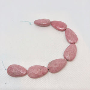 Rare 1 Faceted Pink Rhodonite Pear Pendant Bead 7104 - PremiumBead Alternate Image 4
