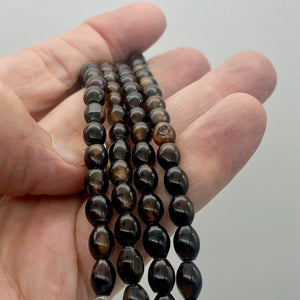 Black and White Sardonyx Oval Bead Strand 8x6mm | Black/Brown | Oval | 50 Beads| - PremiumBead Alternate Image 6