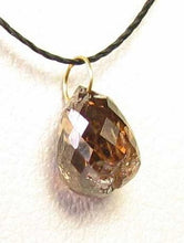 Load image into Gallery viewer, 1 Champagne 1.32cts Diamond Briolette 18K Pendant 10359I - PremiumBead Alternate Image 2
