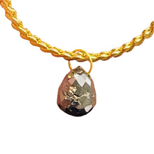 Load image into Gallery viewer, Natural .77cts Black Red Diamond 18K Pendant Bead | 5x4mm diamond; 3mm loop |

