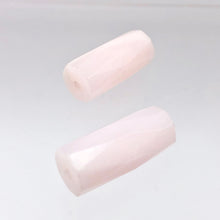 Load image into Gallery viewer, 2 Mangano Pink Calcite Faceted Tube Beads | AAA Quality | 20x10mm | 2 Beads - PremiumBead Primary Image 1
