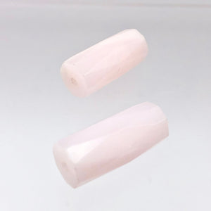 Mangano Pink Calcite Faceted Tube Bead 15" Strand | AAA Quality | 20x10mm | - PremiumBead Alternate Image 3