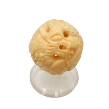 Load image into Gallery viewer, Chinese Zodiac Year of the Dragon WaterBuffalo Bone Bead| 30mm| Cream|| 1 Bead |
