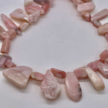 Load image into Gallery viewer, Pink Peruvian Opal 88g Varied Bead Strand | 15&quot; | Pink | 37 Beads |
