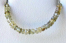 Load image into Gallery viewer, 5 Green Tea Zircon Faceted Roundel Beads 7454C - PremiumBead Alternate Image 2
