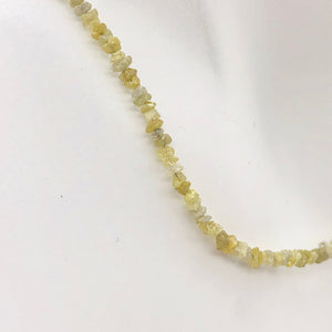 17.1cts Natural Untreated 13 inch Canary Druzy Diamond Beads 110620 - PremiumBead Alternate Image 2