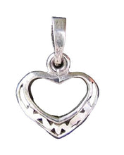 Load image into Gallery viewer, Loving Sterling Silver Heart Charm Pendant 9963E
