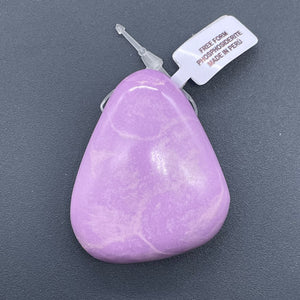 Phosphosiderite Free Form Pendant Bead | 40x34x14 mm | Lavender | 1 Bead |