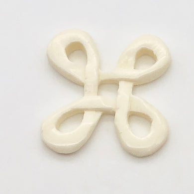 Infinity Knot Bone Celtic Knot Charm Pendant 10758 - PremiumBead Primary Image 1