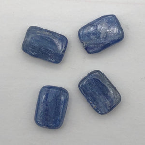 Kyanite Rectangle Chatoyant Bead Half Strand | 14x10x5 | Blue | 15 Beads |