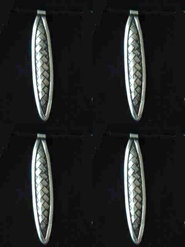 Huge Handmade Silver Woven Leaf Bead 1741 - PremiumBead Primary Image 1