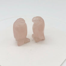 Load image into Gallery viewer, March of The Penguins Carved Rose Quartz Figurine | 21x12x11mm | Pink - PremiumBead Alternate Image 6
