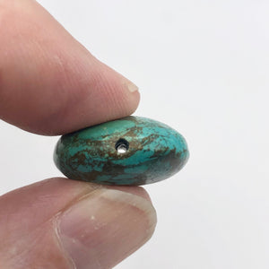 Genuine Natural Turquoise Nugget Focus or Master Bead | 38cts | 23x21x11mm - PremiumBead Alternate Image 4