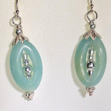 Load image into Gallery viewer, Amazonite Picture-Frame and Sterling Earrings 309368DA - PremiumBead Primary Image 1
