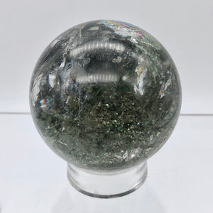 Lodalite Garden Chlorite Specimen Sphere | 53mm or 2.1" | Clear/Green | 211.5g - PremiumBead Alternate Image 9