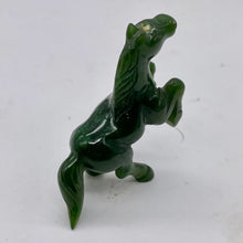 Load image into Gallery viewer, Jade Carved Soaring Prancing Horse | 2 1/4&quot; Long | Green | 1 Figurine |
