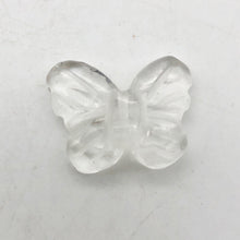 Load image into Gallery viewer, Fluttering 2 Hand Carved Quartz Butterfly Beads | 21x18x5mm | Clear - PremiumBead Alternate Image 9
