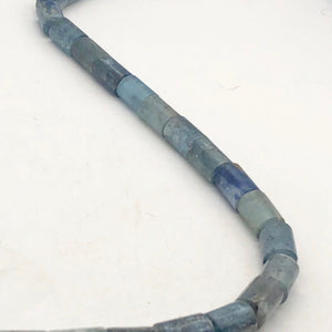 Sparkling Blue Kyanite Tube Bead 16" Strand |15 -14 x 10mm | 28 beads | - PremiumBead Alternate Image 2