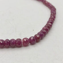 Load image into Gallery viewer, 5 Natural Ruby 5.5to5x4.5to3.5mm Faceted Roundel Beads | Red | 6 cts | - PremiumBead Alternate Image 2
