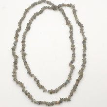 Load image into Gallery viewer, SHIMMERING! Labradorite NUGGET Bead 32&quot; NECKLACE - PremiumBead Alternate Image 4
