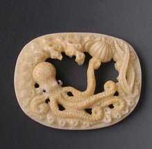 Load image into Gallery viewer, Capt Nemo Carved Octopus Waterbuffalo Bone Bead 10408B - PremiumBead Alternate Image 2
