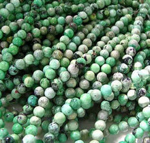 Load image into Gallery viewer, Mojito Minty Green Turquoise 5.5mm Round Bead Strand 107415 - PremiumBead Alternate Image 2
