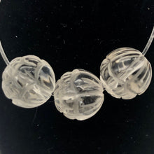 Load image into Gallery viewer, Rare! 3 Hand Carved Quartz Lotus 12mm Beads - PremiumBead Alternate Image 8
