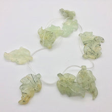 Load image into Gallery viewer, Carved Green Prehnite Leaf Briolette Bead Strand 109886C - PremiumBead Alternate Image 2
