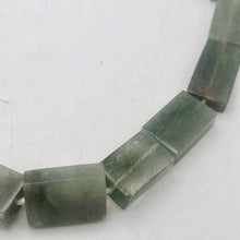 Load image into Gallery viewer, Natural graduated Rutilated Quartz strand | 20x11x6 - 15x8x5 | Green| Rectangle| - PremiumBead Alternate Image 4
