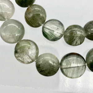 Natural graduated Green Rutilated Quartz bead strand - PremiumBead Alternate Image 5