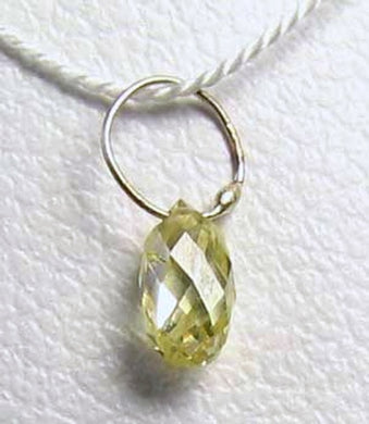 0.27cts Natural Canary Diamond & 18K Gold Pendant 6568Q1 - PremiumBead Primary Image 1