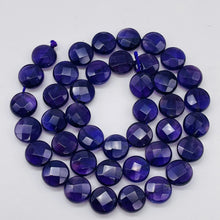 Load image into Gallery viewer, Royal Natural 10mm Amethyst Coin Bead Strand 109431

