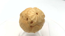 Load and play video in Gallery viewer, Chinese Zodiac Year of the Tiger Bone Bead | 30mm | Cream | Round |1 Bd |

