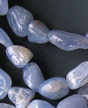 Load image into Gallery viewer, Natural Blue Chalcedony Nugget Bead Strand 109854 - PremiumBead Alternate Image 2
