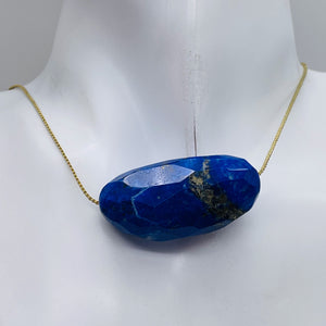 Lapis, Designer Cut 119ct Pendant Bead | 44x21x15mm | Blue | 1 Bead |