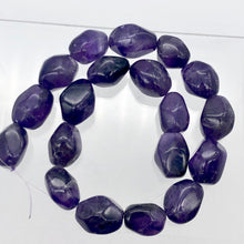Load image into Gallery viewer, Grape Candy Amethyst Large Nugget Focal Bead Strand - PremiumBead Alternate Image 8
