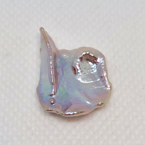 7cts Unique Untreated Natural Rose Petal Keishi 24mm Pearl 10371I - PremiumBead Alternate Image 2