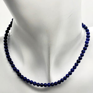 Stunning Natural AAA Lapis 4mm Round Bead Strand - PremiumBead Alternate Image 4