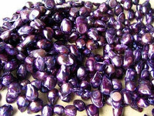 Load image into Gallery viewer, Glam Purple Pearl Blister Pendant Bead Strand 108081 - PremiumBead Alternate Image 2
