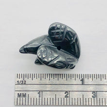 Load image into Gallery viewer, Soaring Eagle Carved Hematite Worry-Stone Figurine
