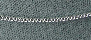 20" Sterling Silver Fine Curb Chain 1mm 103478 - PremiumBead Primary Image 1