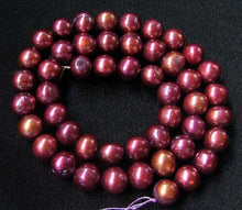 Load image into Gallery viewer, Golden Raspberry 7-9x7.5mm FW Pearl Strand 108315 - PremiumBead Primary Image 1
