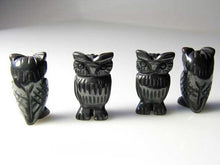 Load image into Gallery viewer, 2 Wisdom Carved Hematite Owl Beads - PremiumBead Alternate Image 2

