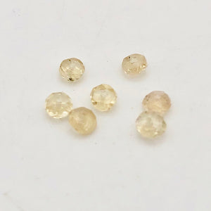 7 Natural Imperial Topaz Faceted 3mm Roundel Beads 6184 - PremiumBead Alternate Image 6