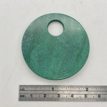 Load image into Gallery viewer, Green African Jade 50mm Pi Circle Pendant Bead - PremiumBead Alternate Image 3
