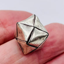 Load image into Gallery viewer, 1 Bead of Thai Hill Tribe Origami Box Fine Silver 7g Bead 5468
