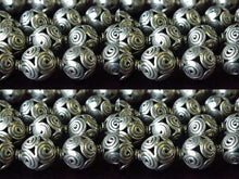 Load image into Gallery viewer, 2 Hand Made Sterling Silver Celtic Life Spiral Triskillion Beads 001718 - PremiumBead Alternate Image 3
