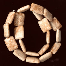 Load image into Gallery viewer, Coral Fossilized Strand Rectangular | 20x15x6 mm | Brown/White | 20 Beads |
