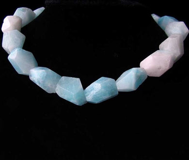 1 Natural Hemimorphite Faceted Nugget Bead 110390G - PremiumBead Primary Image 1